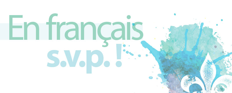 En français s.v.p. !