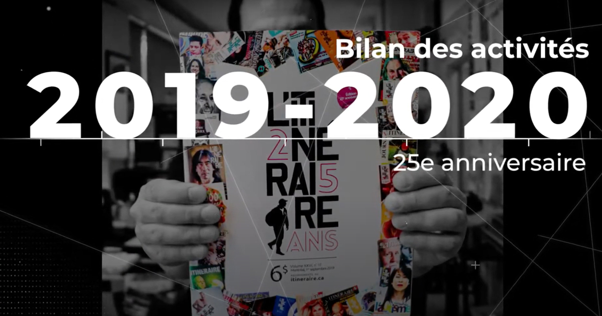 Rapport annuel L'Itineraire 2019-2020