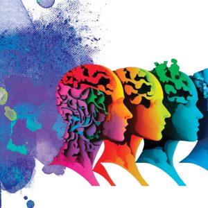 Montage représentant la santé mentale