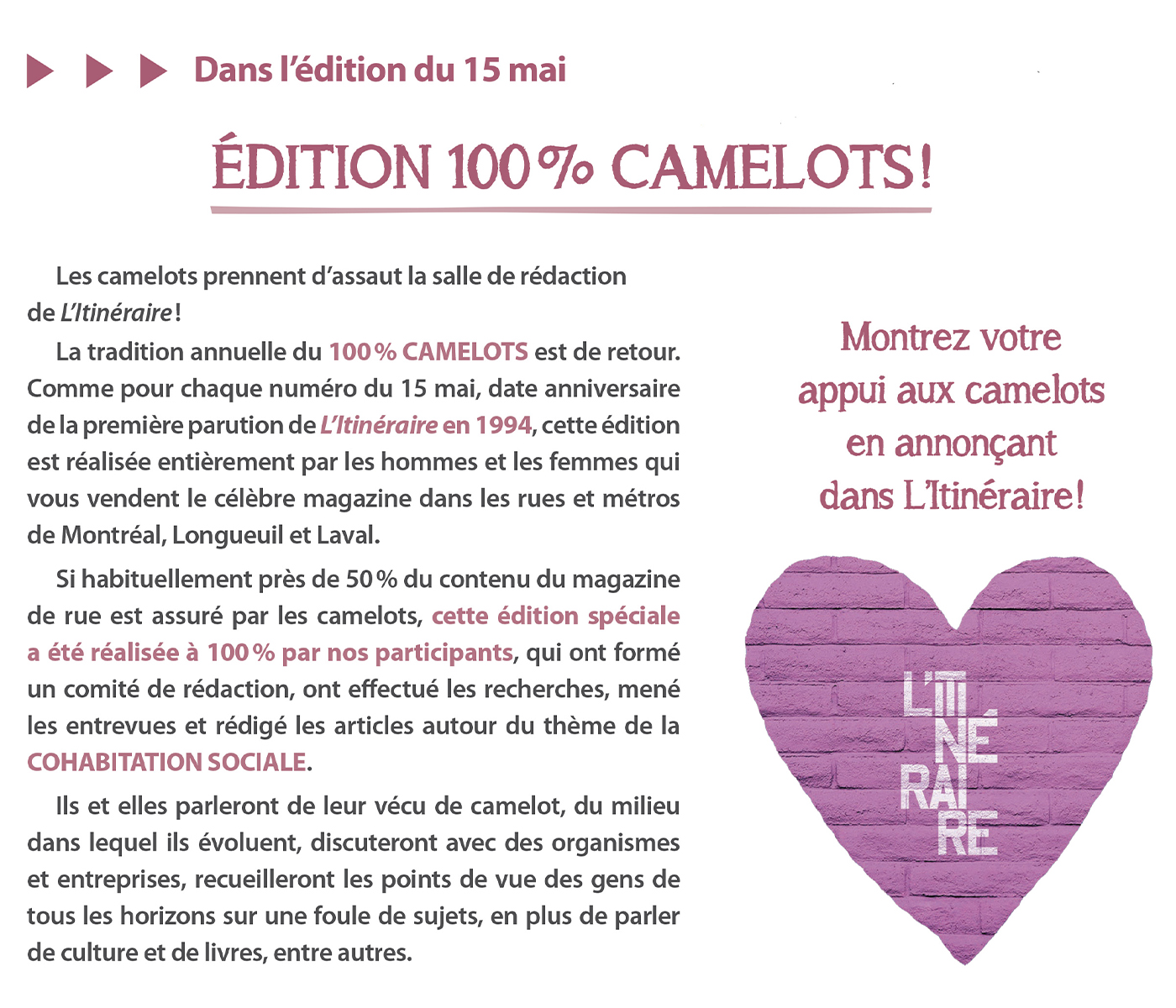 sw_annoncer_2022-04-13 Annoncer dans l'édition 100% camelots