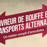 Livreur de bouffe en transports alternatifs