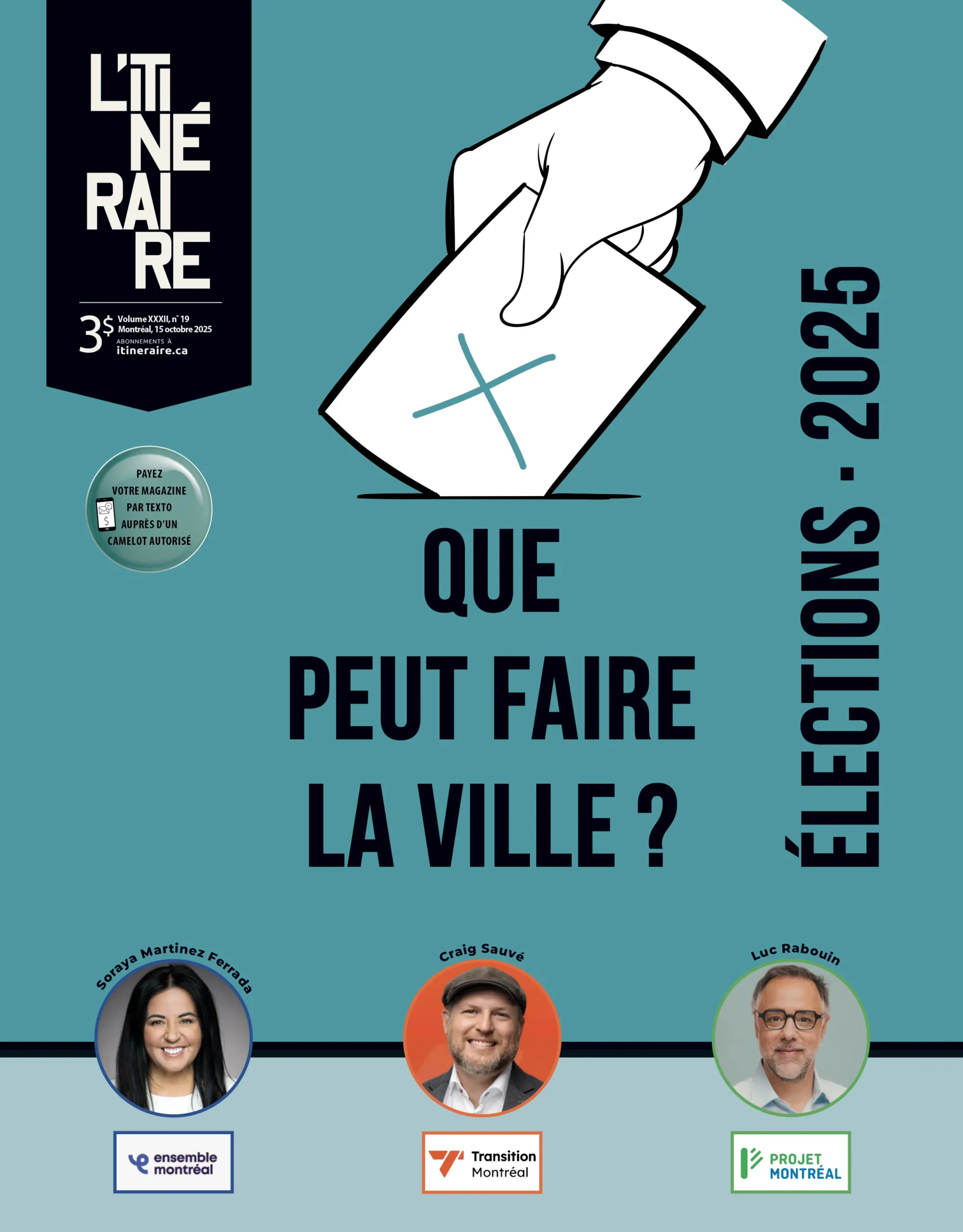 Couverture édition 15 octobre 2025