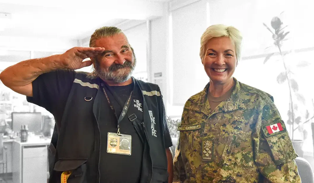 Rencontre avec la cheffe d’état-major et générale Jennie Carignan