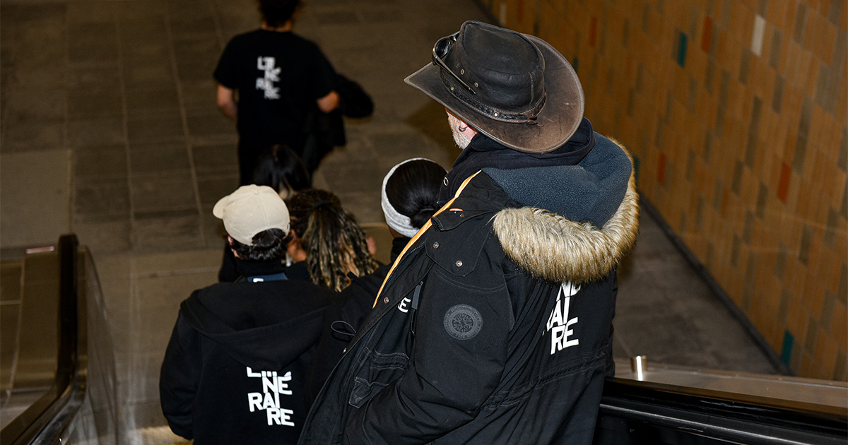 Équipe AIR Métro de L'Itinéraire en action