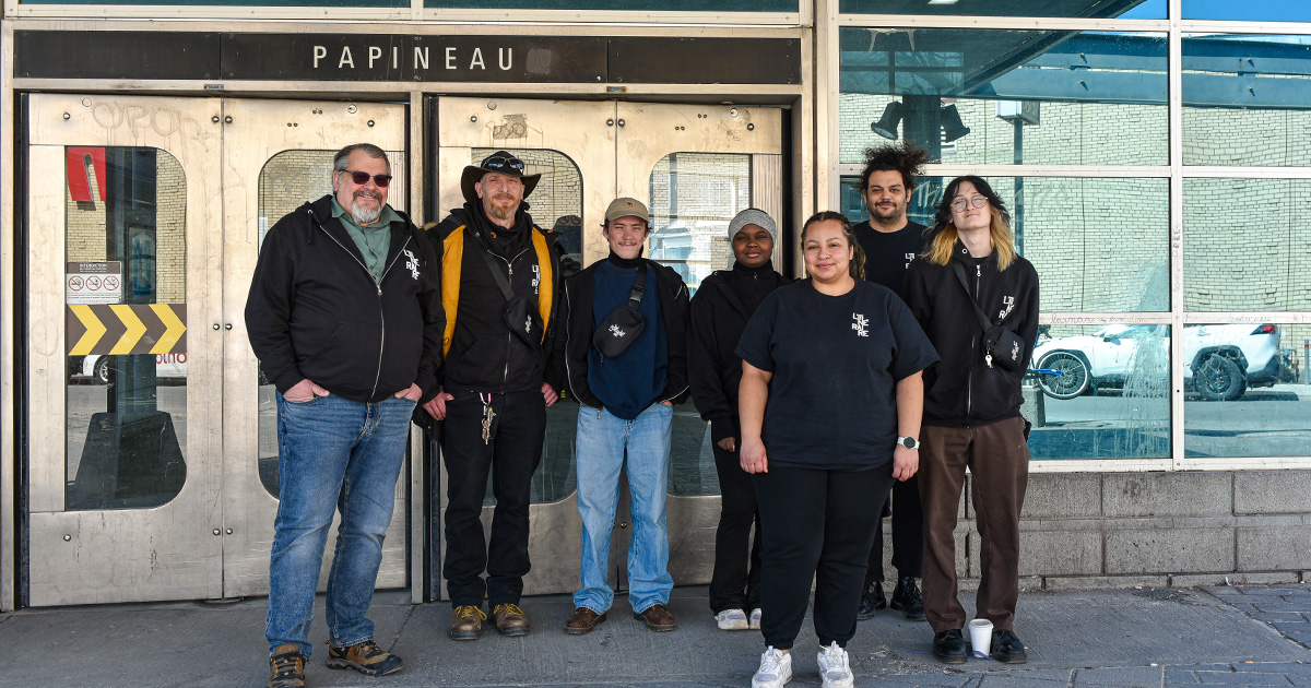 Équipe du projet pilote AIR Métro de L'Itinéraire